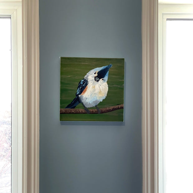 Blue Titmouse Original Painting